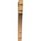 Ekena Millwork Merced Block Rough Sawn Bracket, Western Red Cedar, 4"W x 38"D x 42"H BKT04X38X42MRC05RWR - alternate 2